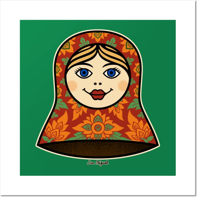 MATRYOSHKA MOM DOLL Wall Art by boozecruisecrew